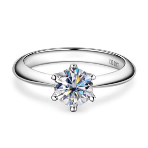 Moissanite ring