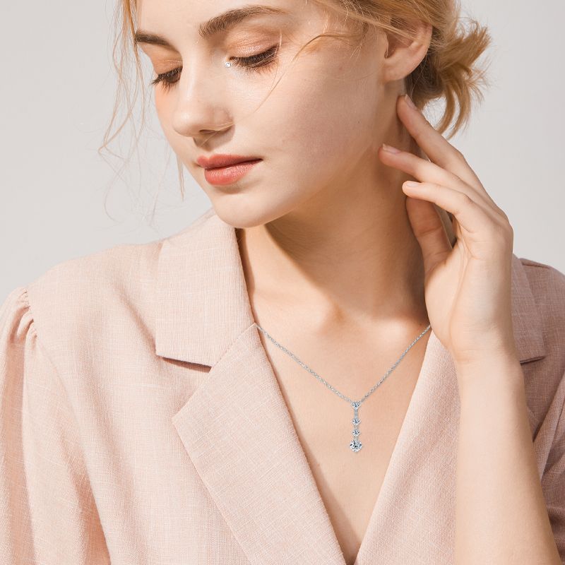 Moissanite necklace