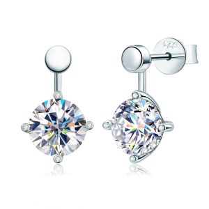 Moissanite Earring