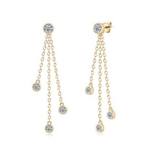 Moissanite Earring