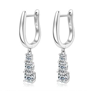 Moissanite Earring