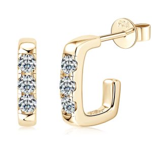 Moissanite Earring