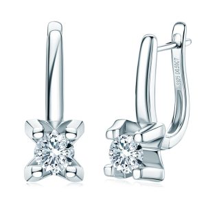 Moissanite Earring
