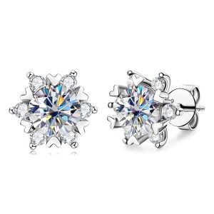 Moissanite Earring