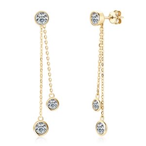 Moissanite Earring