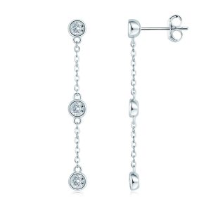 Moissanite Earring