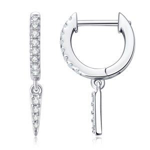 Moissanite Earring