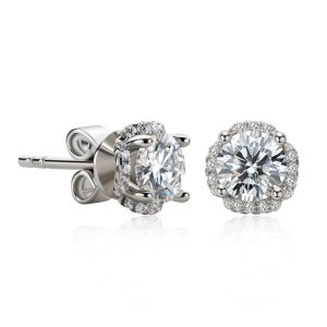 Moissanite Earring
