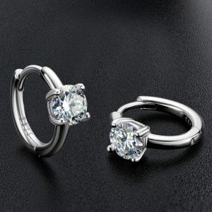 Moissanite Earring
