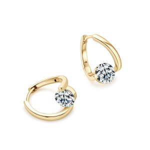 Moissanite Earring