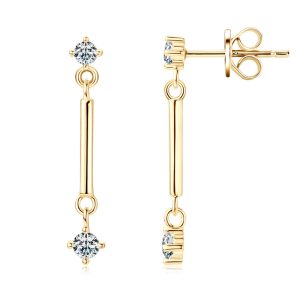 Moissanite Earring